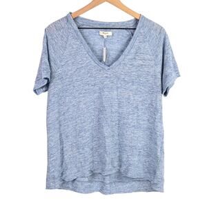 Madewell Linen Tee, size small, NWT